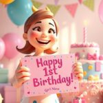 190+ 1st Birthday Wishes For Baby Girl Niece