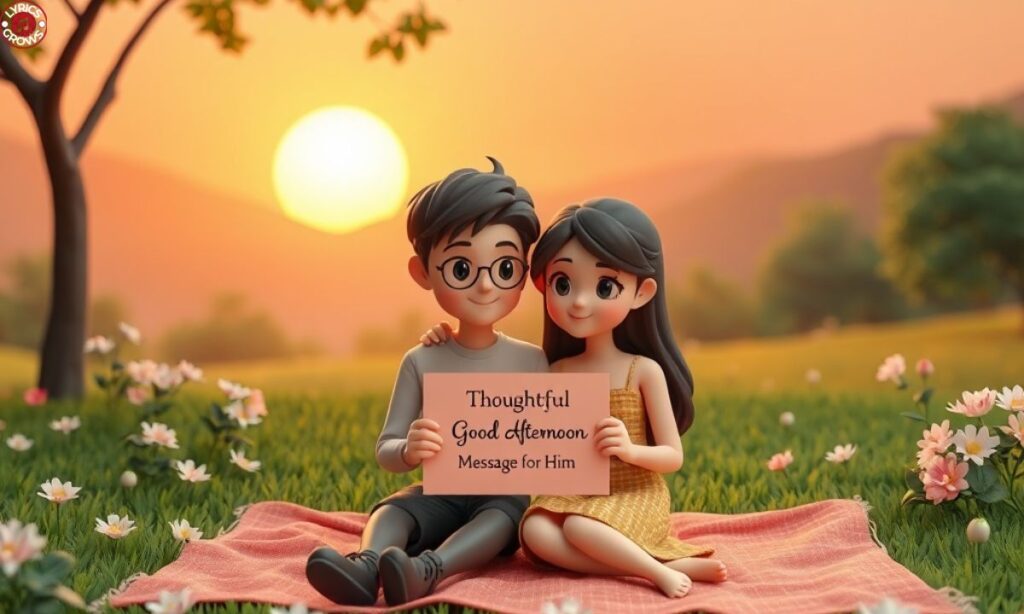 Thoughtful Good Afternoon Message for Him 💌