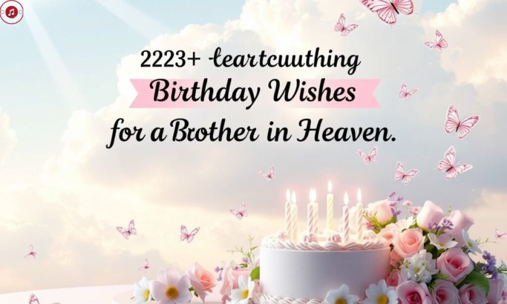 225+ Heart Touching Birthday Wishes For Brother In Heaven