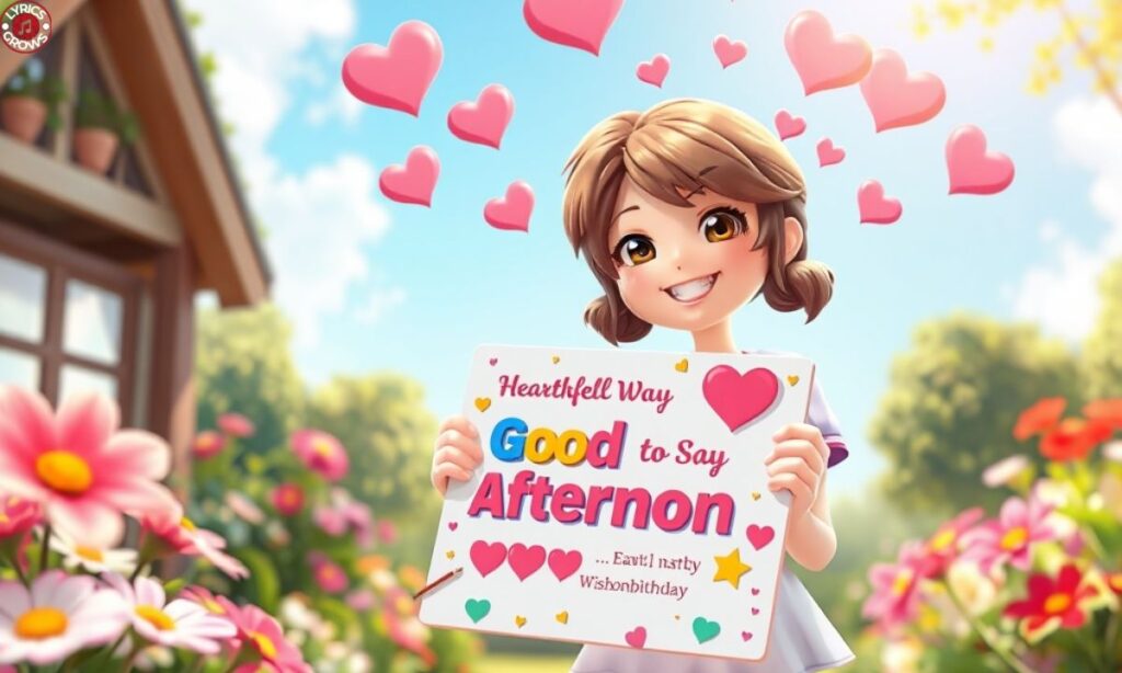 💖 Heartfelt Ways to Say Good Afternoon on Wishonbirthday