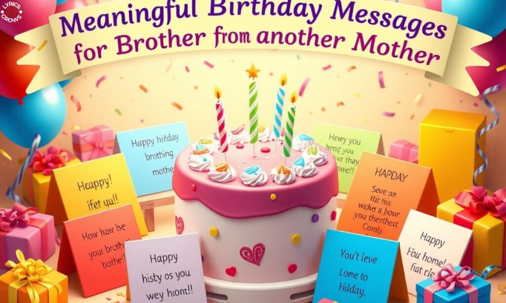 💖 Meaningful Birthday Messages for Brother From Another Mother