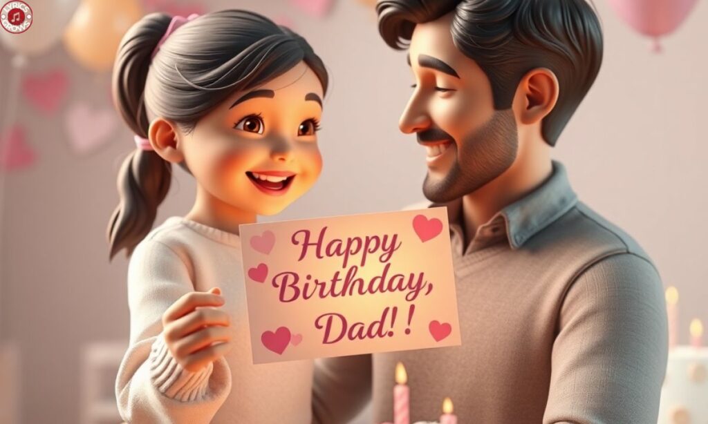 💞 Short Heart Touching Birthday Wishes for Father from Daughter