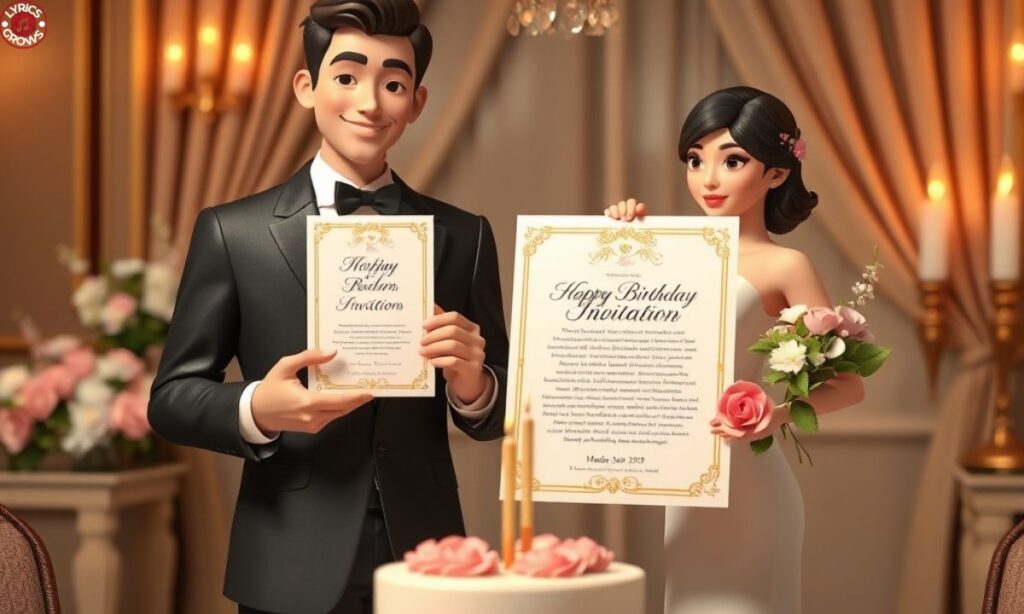 🎀 Formal Birthday Invitation Letter